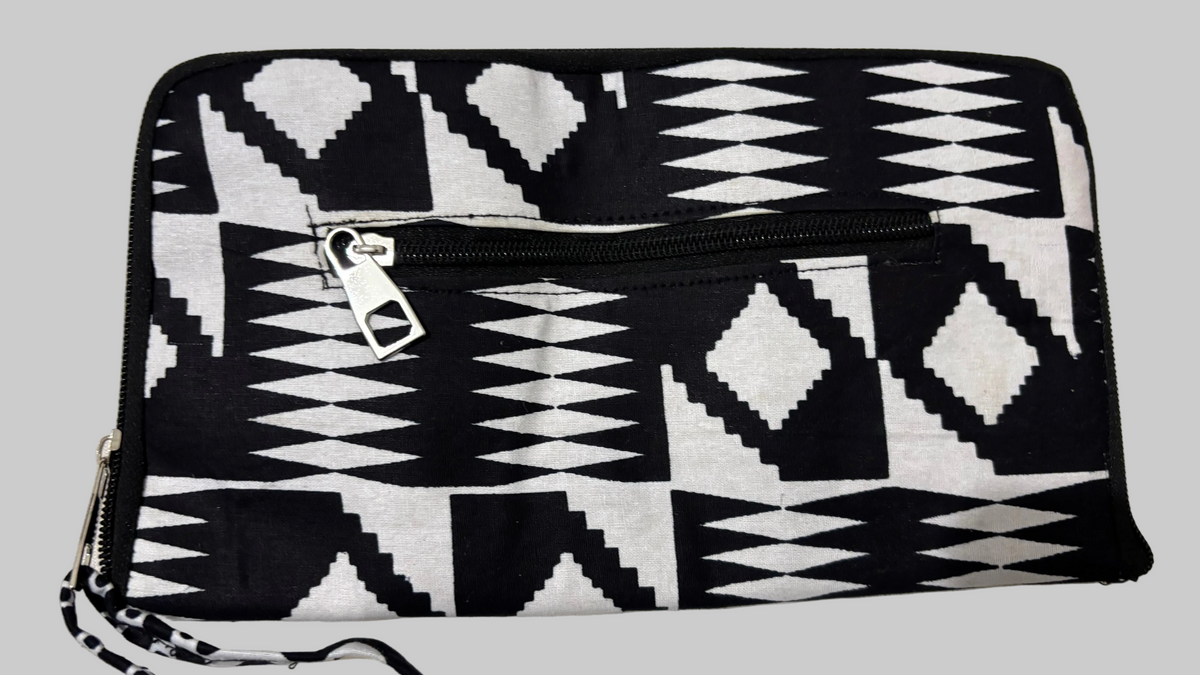 Pochette/tote bag Amaliya en wax 2 en 1