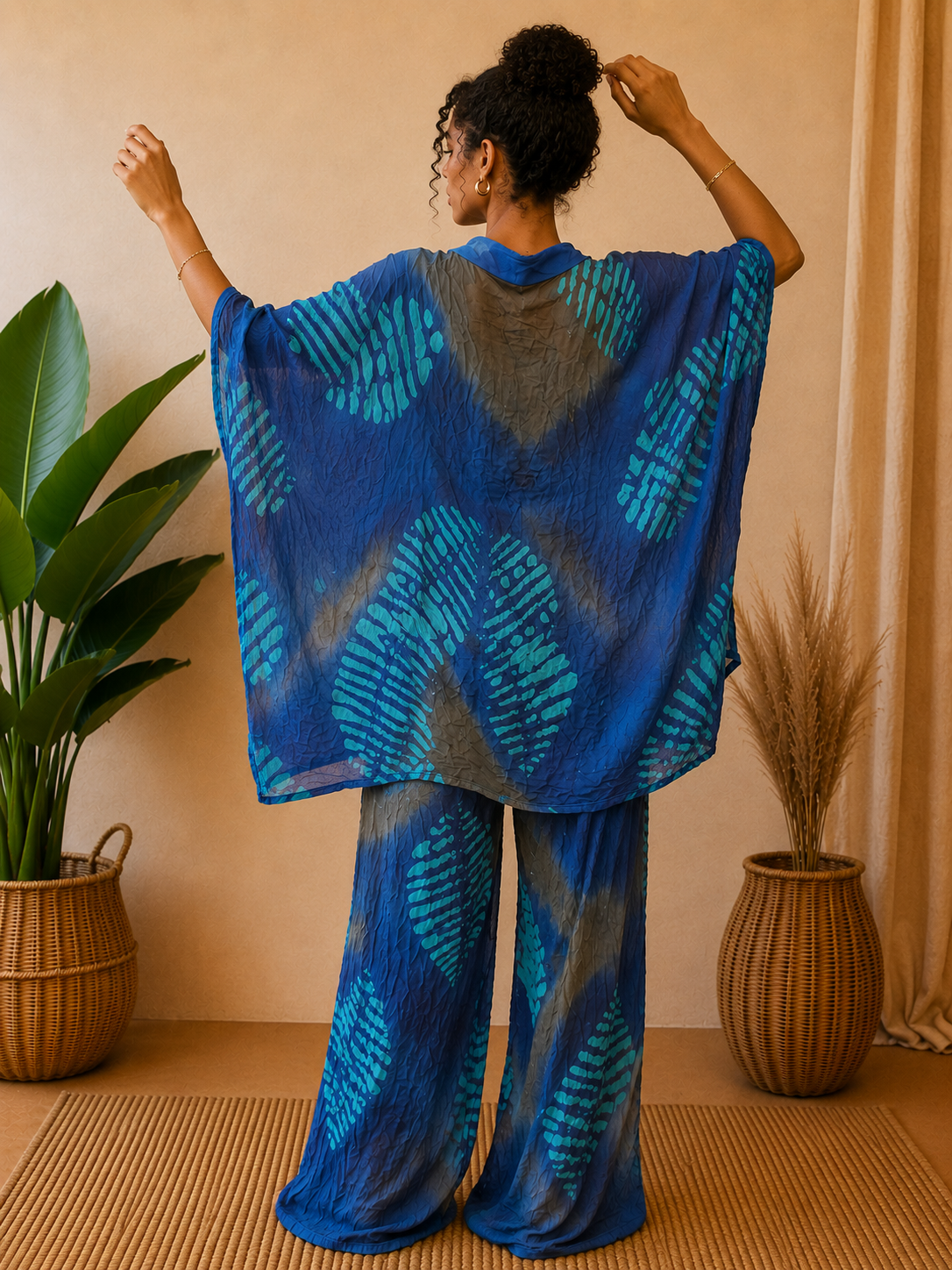Ensemble Batik Amara – Tunique & Pantalon