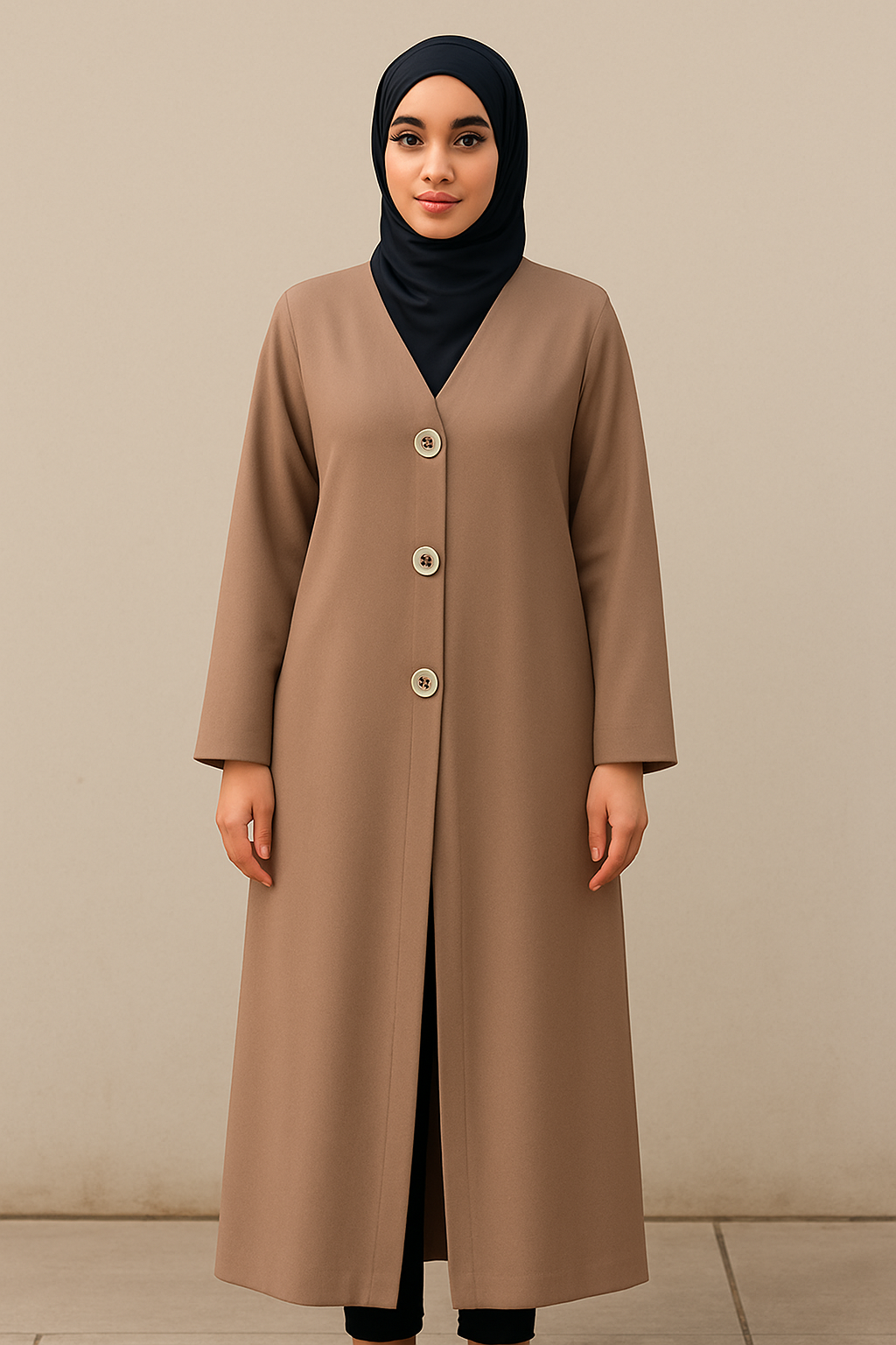 Robe « Neyla » Ample en Soie de Médine – Élégance Naturelle