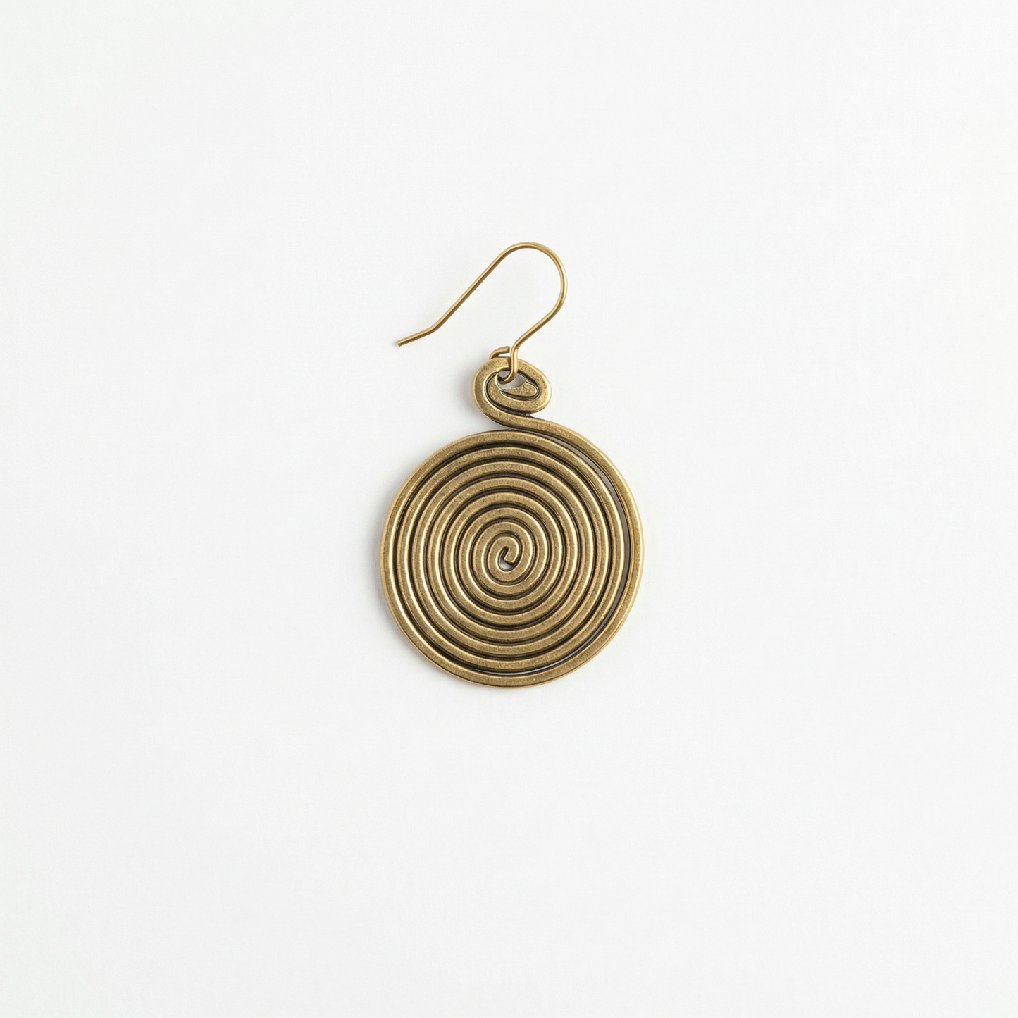 Boucles Zola – Spirale en bronze