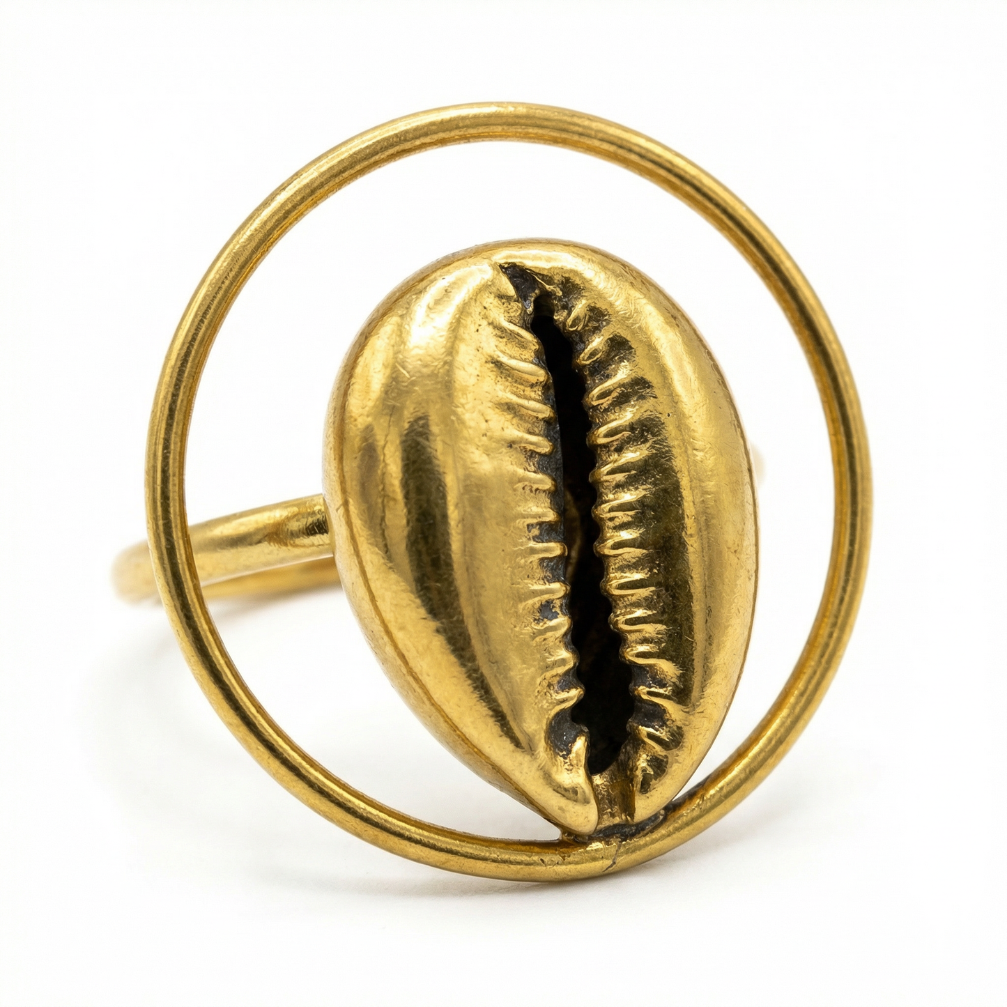Bague Sira – Cauri & Bronze
