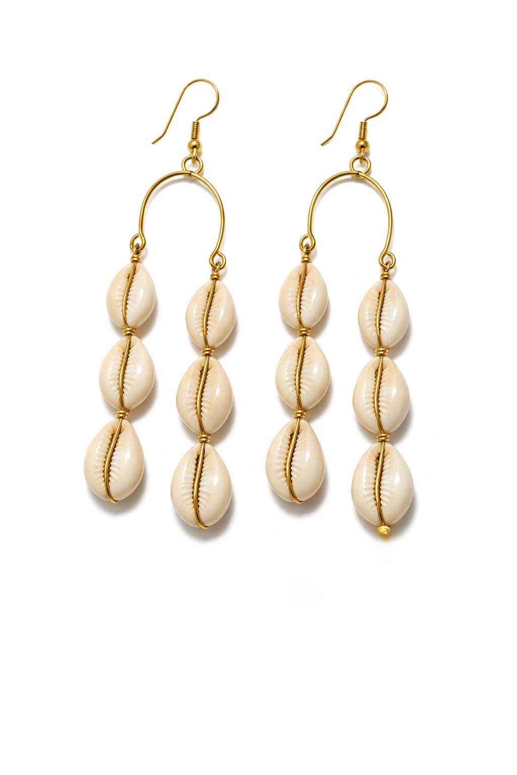 Boucles d’oreilles Aminata – Cascade de Cauris