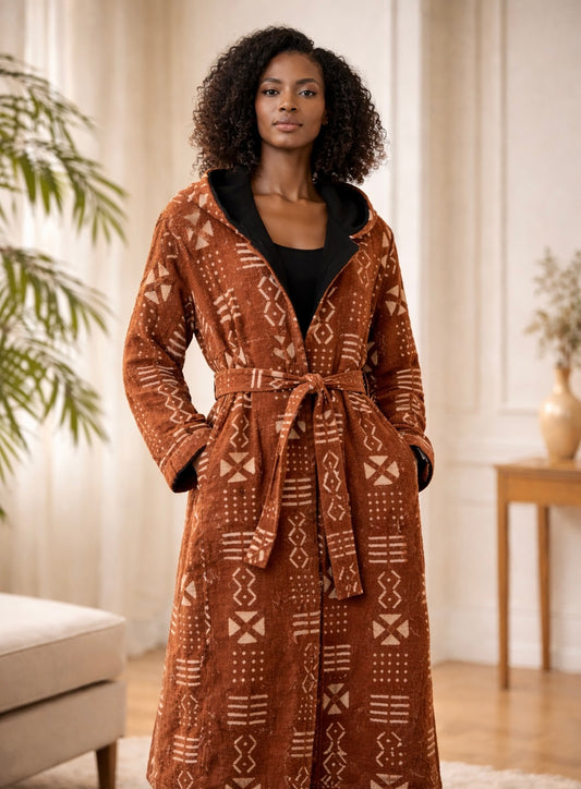 Manteau Héritage en Bogolan