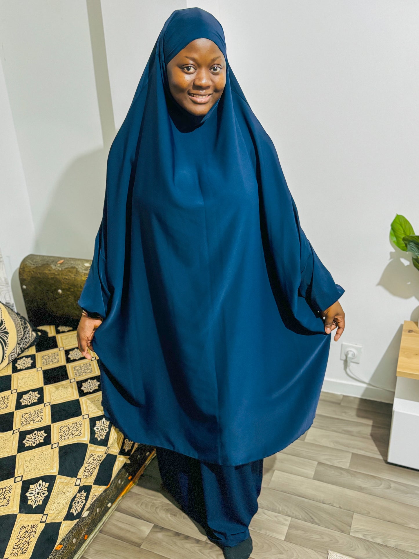 Ensemble jilbab deux pièces avec jupe