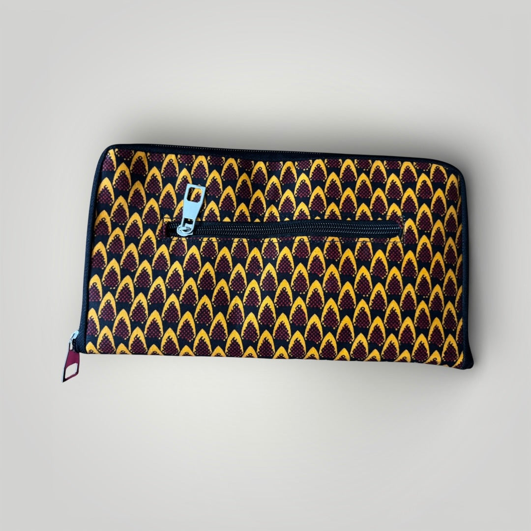 Pochette/tote bag Amaliya en wax 2 en 1