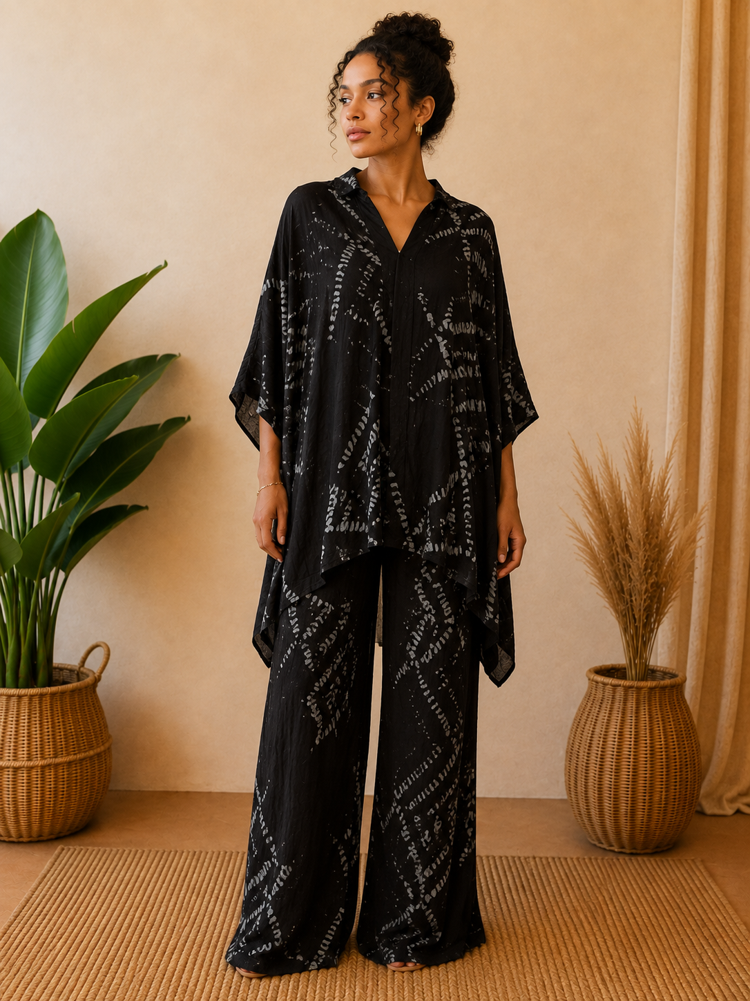 Ensemble Batik Amara – Tunique & Pantalon