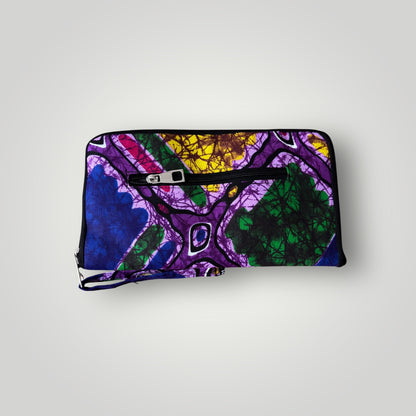 Pochette/tote bag Amaliya en wax 2 en 1