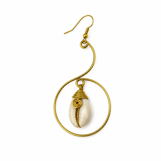 Boucles d’oreilles Cauri Ayo éclipse