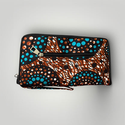 Pochette/tote bag Amaliya en wax 2 en 1