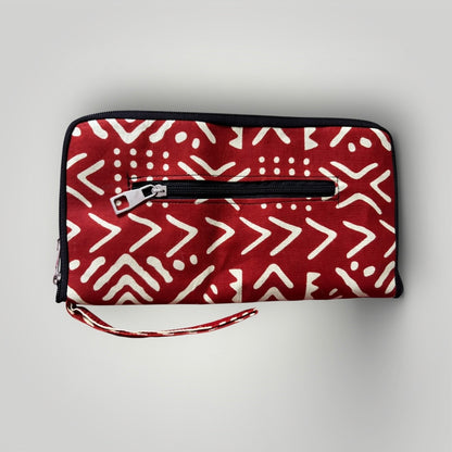 Pochette/tote bag Amaliya en wax 2 en 1