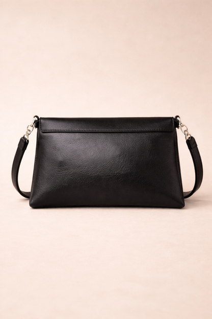 Sac bandoulière Zuri Perlé – simili cuir & perles masaï