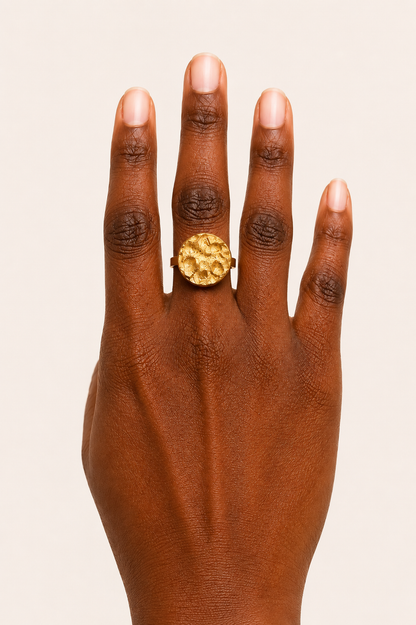 Bague Nyra – Bronze Brut