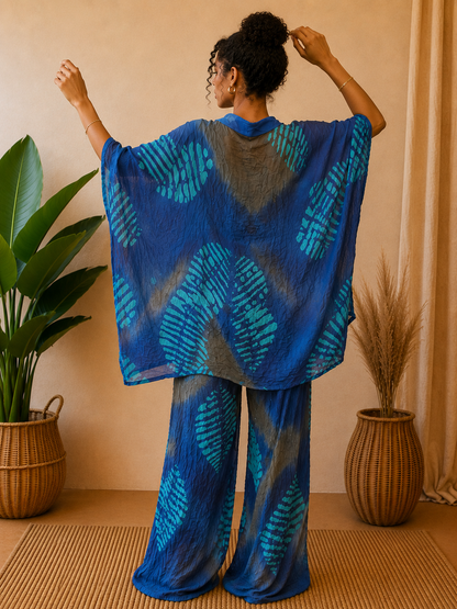 Ensemble Batik Amara – Tunique & Pantalon