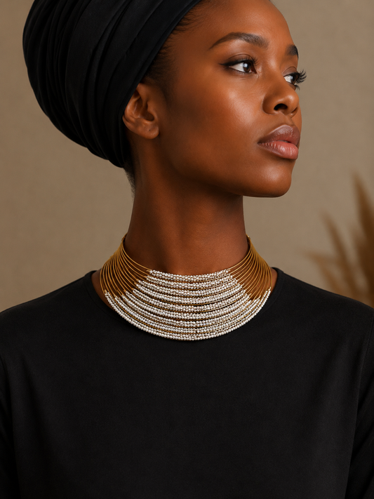 Collier plastron Massaï – NEYA