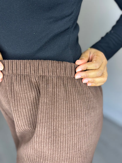 Pantalon oversize en velours côtelé