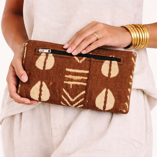 Pochette/tote bag Amaliya en Bogolan