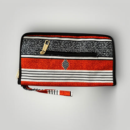 Pochette/tote bag Amaliya en wax 2 en 1