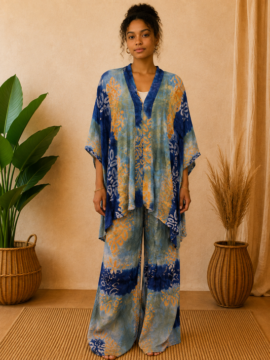 Ensemble Batik Amara – Tunique & Pantalon