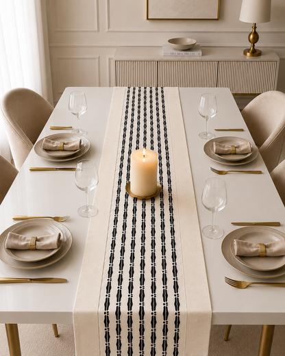 Collection Safi – Chemins de table en tissu