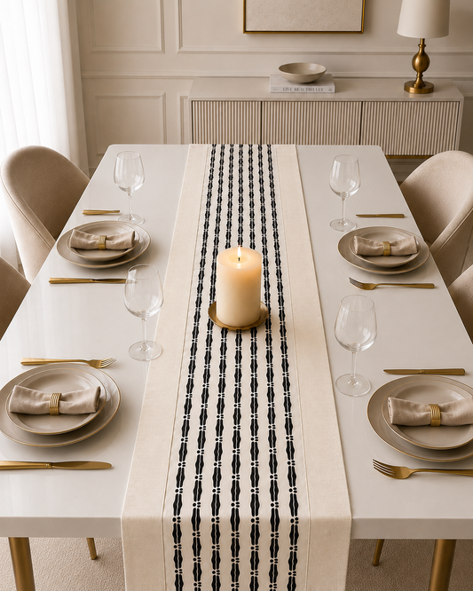 Collection Safi – Chemins de table en tissu