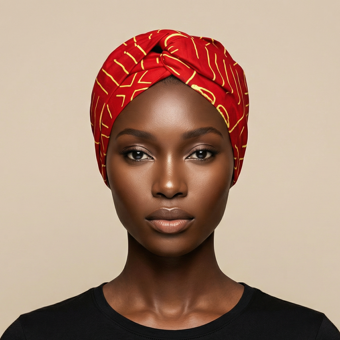 Bandeau Croisé Nia – Wax Élégance Africaine