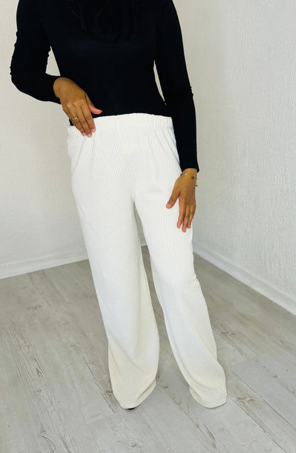 Pantalon oversize en velours côtelé