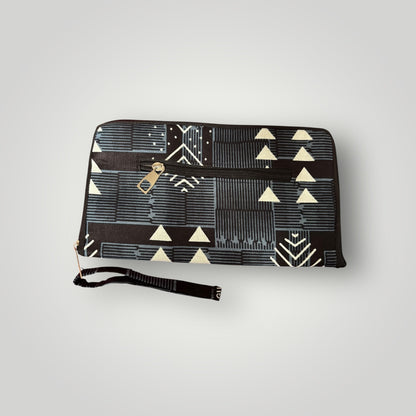 Pochette/tote bag Amaliya en wax 2 en 1