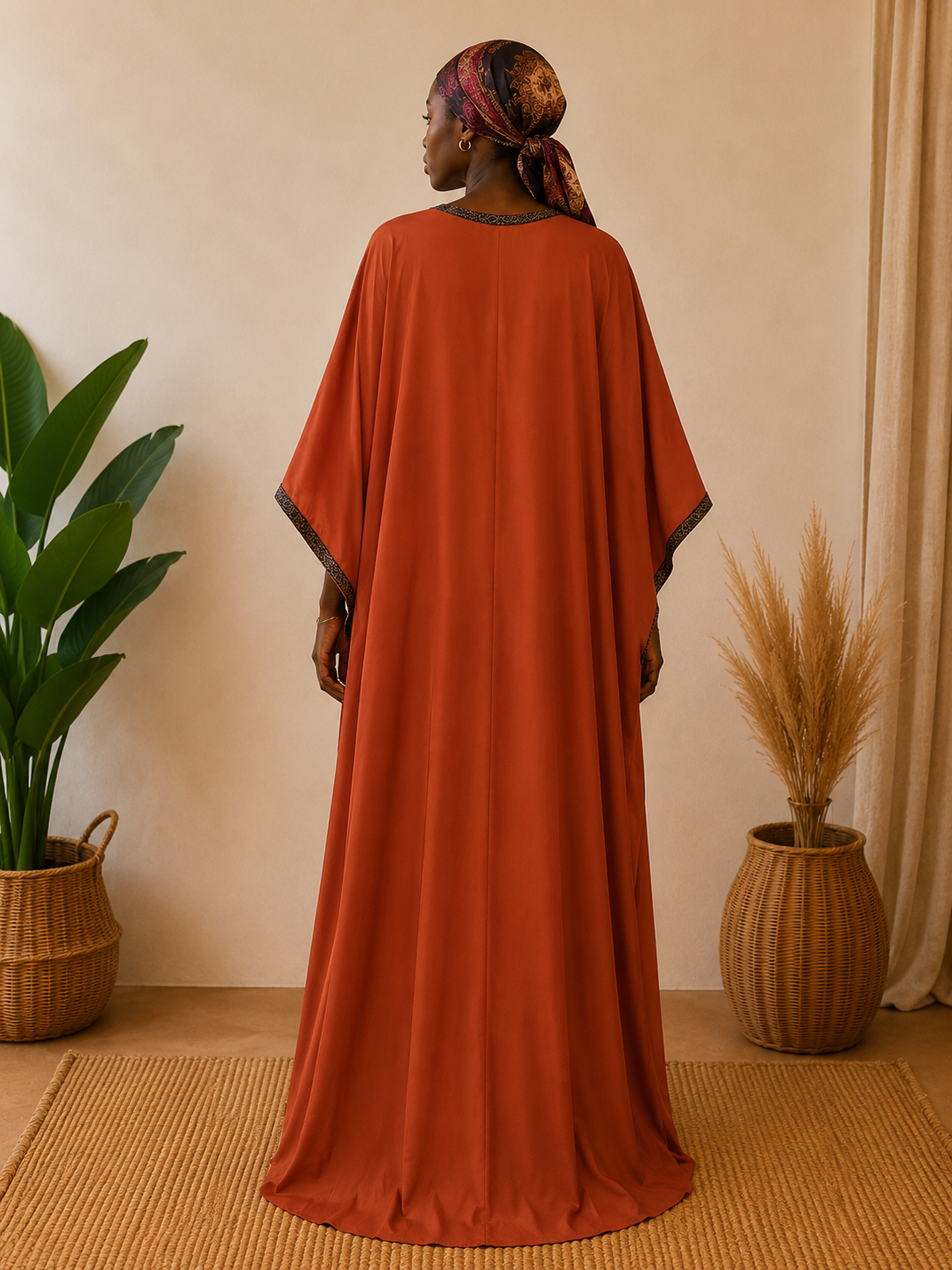 Ensemble Kaftan Amaya – Terracotta