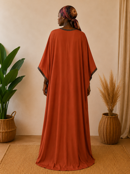Ensemble Kaftan Amaya – Terracotta
