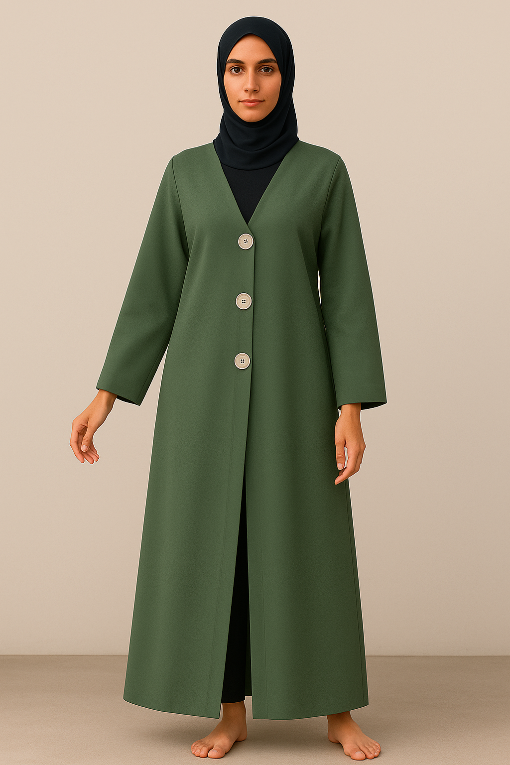 Robe « Neyla » Ample en Soie de Médine – Élégance Naturelle