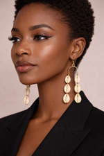 Boucles d’oreilles Aminata – Cascade de Cauris