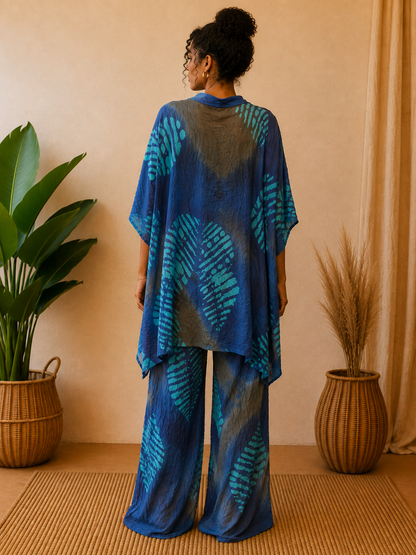 Ensemble Batik Amara – Tunique & Pantalon