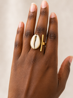 Bague Cauri Ayana – Harmonie Ancestrale