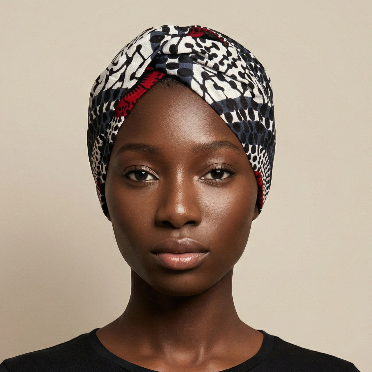 Bandeau Croisé Nia – Wax Élégance Africaine