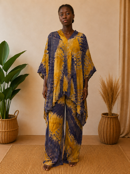 Ensemble Batik Amara – Tunique & Pantalon