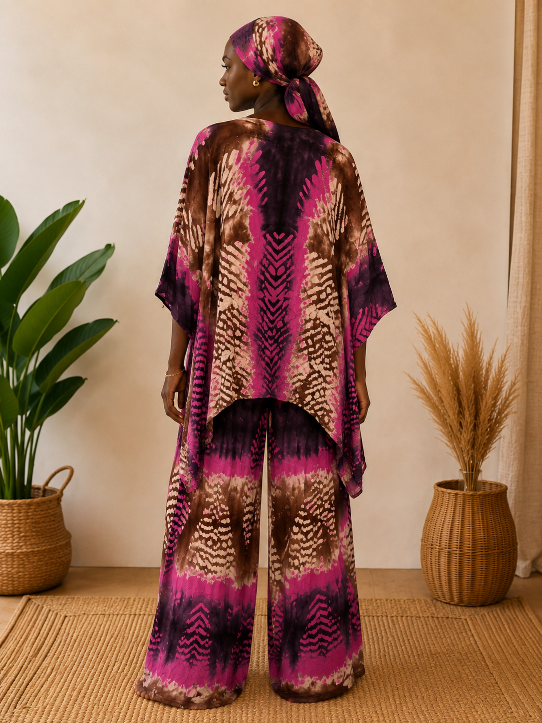 Ensemble Batik Amara – Tunique & Pantalon
