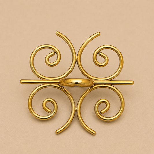 Bague Ayïna – Spirales d’Héritage