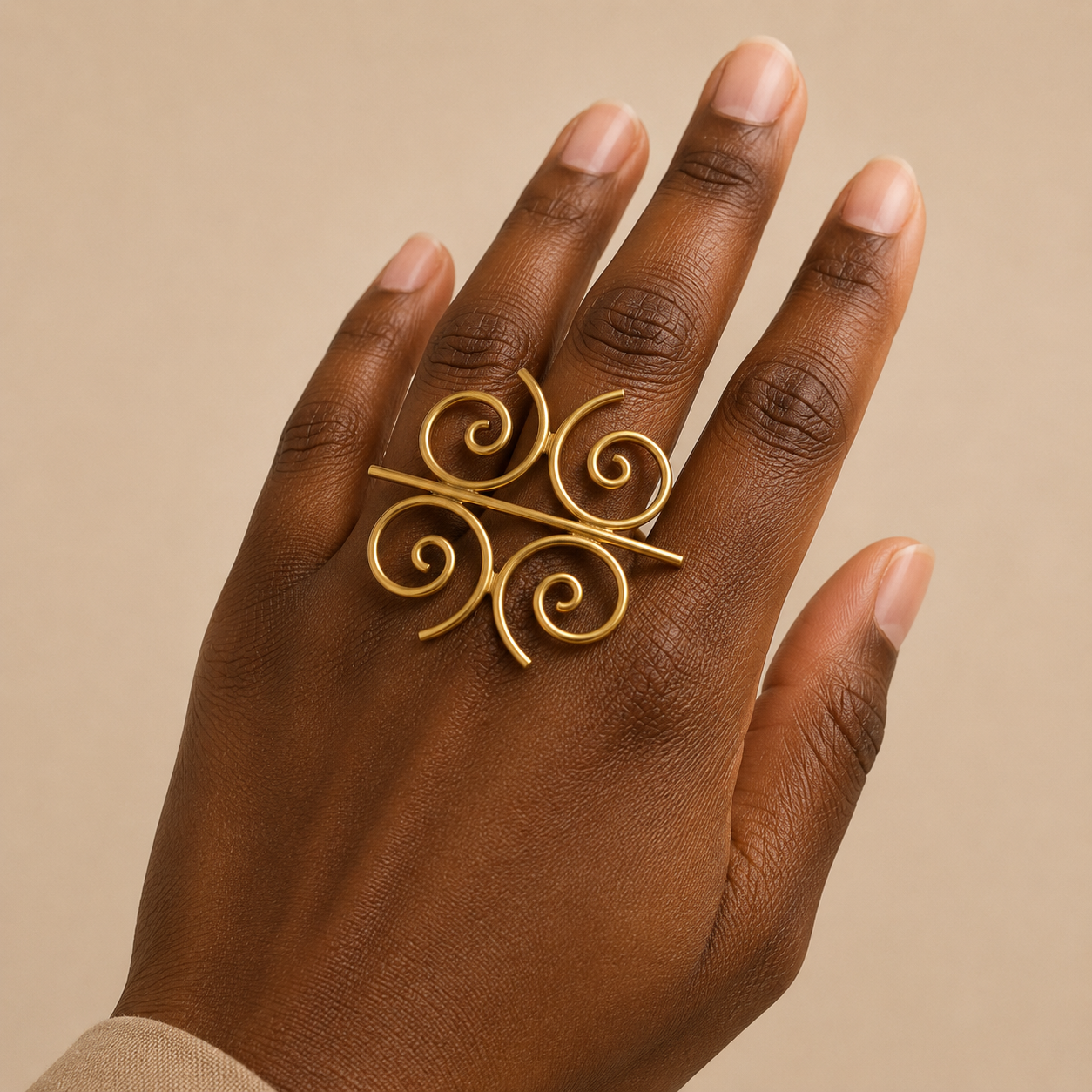Bague Ayïna – Spirales d’Héritage