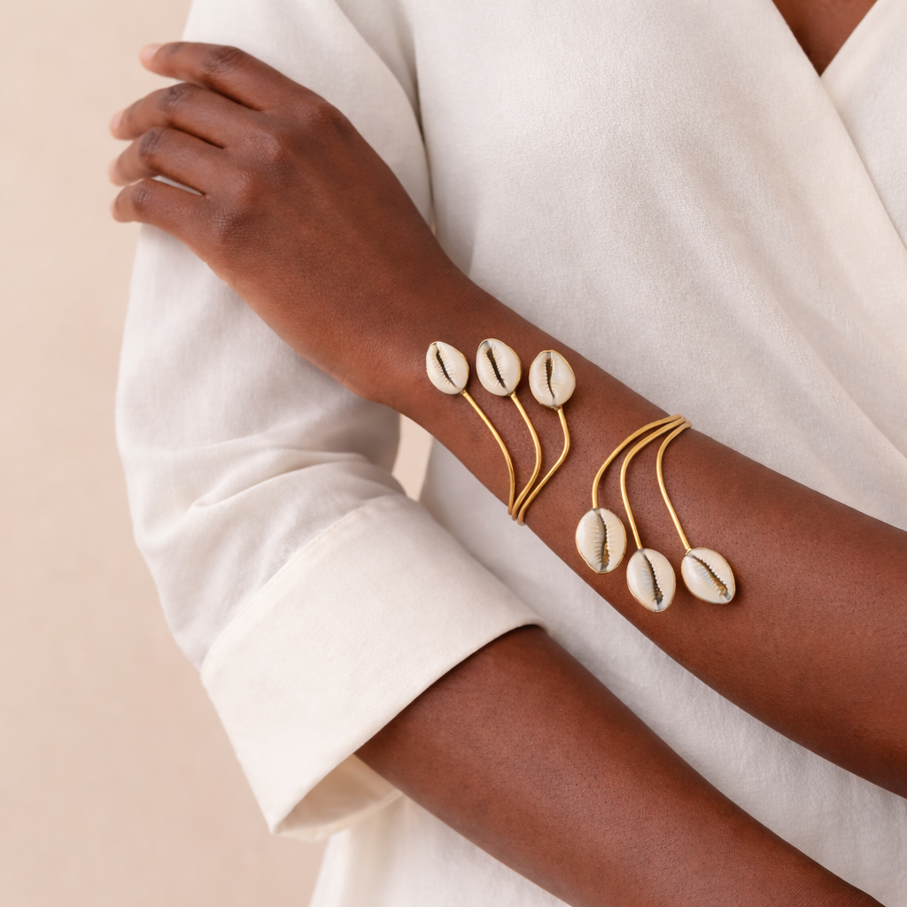 Bijoux ethnique multi cauri coquillage Mousso Fashion