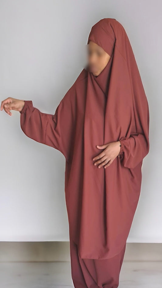 Ensemble jilbab deux pièces avec jupe