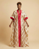 Robe Caftan Zahra en Brocart – Maison Mousso