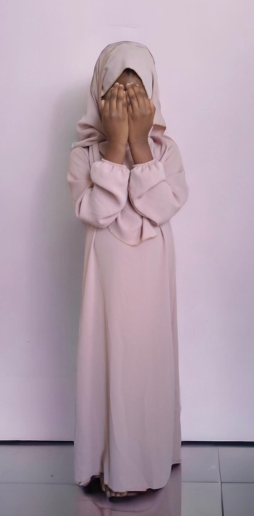 Robe enfant avec hijab intégré